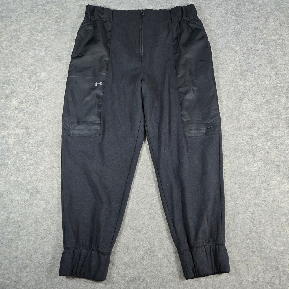 Under Armour Womens Black Loose Fit Cargo Jogger Pants XL